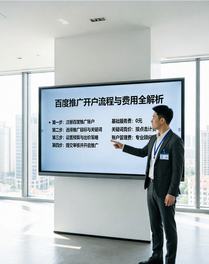 百度推广开户流程与费用全解析